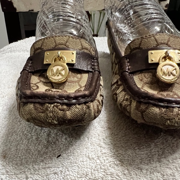 Michael Kors Hamilton Monogram Jacquard Loafers - pre-owned - Picture 2 of 14